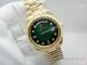 Rolex Day-Date Green Dial Yellow Gold President Watch 40mm (4)_th.jpg